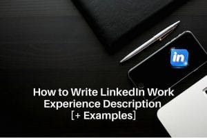 linkedin work experience description examples