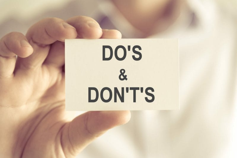 LinkedIn Do's and Don't's
